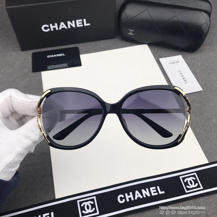 CHANEL香奈兒 2019新款 高清寶麗來偏光鏡片 女款太陽鏡  lly1540